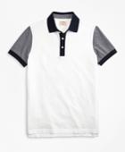 Brooks Brothers Men's Colorblock Cotton Pique Polo Shirt