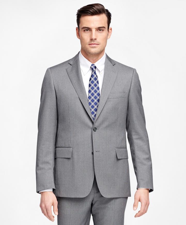 Brooks Brothers Men's Regent Fit Grey 1818 Suit