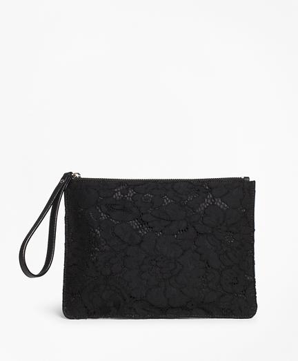 Brooks Brothers Floral Lace Clutch