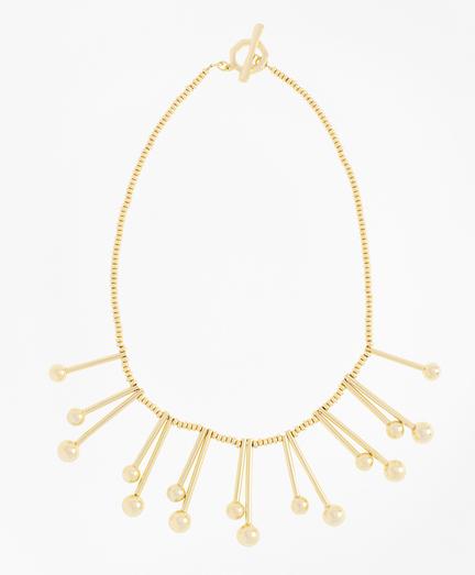 Brooks Brothers Ball-and-bar Collar Necklace