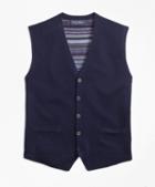 Brooks Brothers Merino Wool Fair Isle Waistcoat
