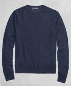 Brooks Brothers Men's Golden Fleece 3-d Knit Fine Gauge Crewneck Sweater