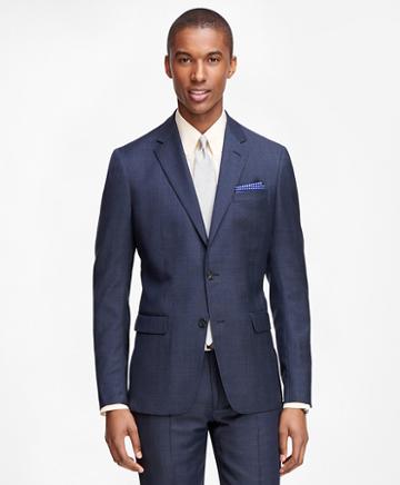 Brooks Brothers Milano Fit Windowpane 1818 Suit