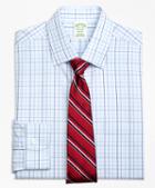 Brooks Brothers Non-iron Milano Fit Music Overcheck Dress Shirt
