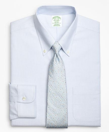 Brooks Brothers Brookscool Milano Slim-fit Dress Shirt, Non-iron Tonal Alternating Stripe