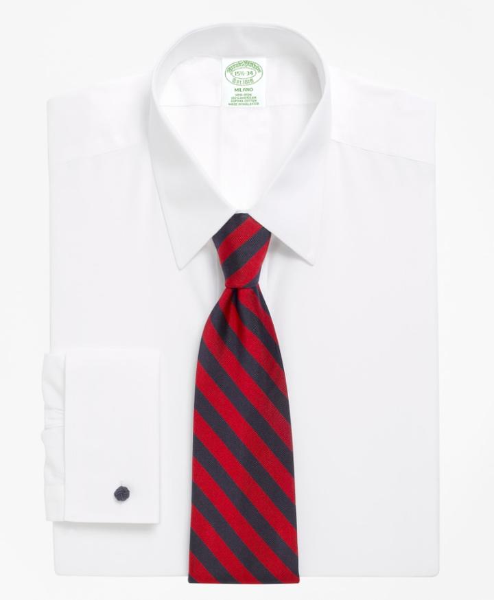 Brooks Brothers Men's Extra Slim Fit Slim-fit Dress Shirt, Non-iron Point Collar French Cuff