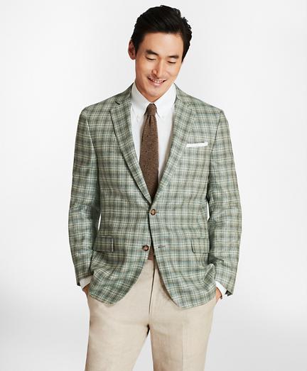 Brooks Brothers Regent Fit Plaid With Multi-windowpane Sport Coat