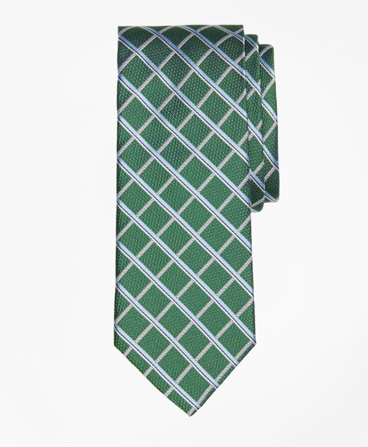 Brooks Brothers Men's Textured Windowpane Tie