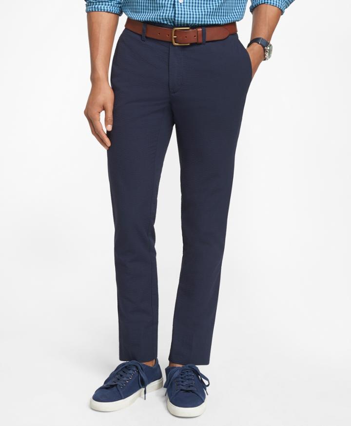 Brooks Brothers Men's Seersucker Chinos