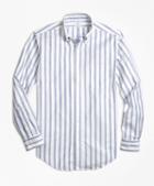 Brooks Brothers Regent Fit Oxford Bb#1 Stripe Sport Shirt