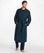 Brooks Brothers Men's Black Watch Flannel Robe