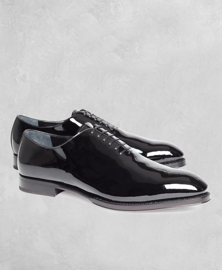 Brooks Brothers Men's Golden Fleece Patent Leather Formal Shoes