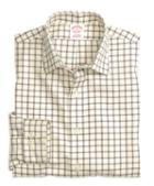 Brooks Brothers Non-iron Regular Fit Windowpane  Sport Shirt