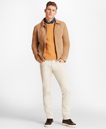 Brooks Brothers Suede Bomber