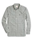 Brooks Brothers Green Check Sport Shirt