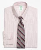Brooks Brothers Original Polo Button-down Oxford Milano Slim-fit Dress Shirt, Stripe