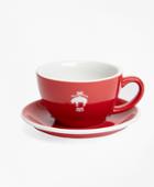 Brooks Brothers Men's Red Fleece Cafe Cup And Saucer Set