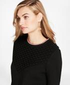 Brooks Brothers Women's Bobble-knit Wool Sweater