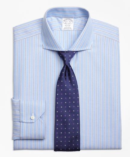 Brooks Brothers Non-iron Regent Fit Royal Oxford Twin Stripe Dress Shirt
