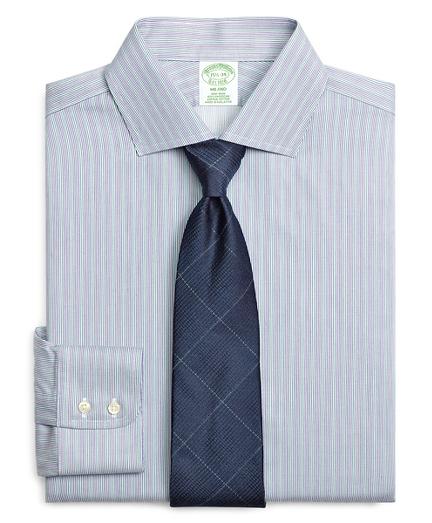 Brooks Brothers Non-iron Milano Fit Hairline Stripe Dress Shirt