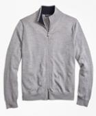 Brooks Brothers Merino Wool Full-zip Cardigan