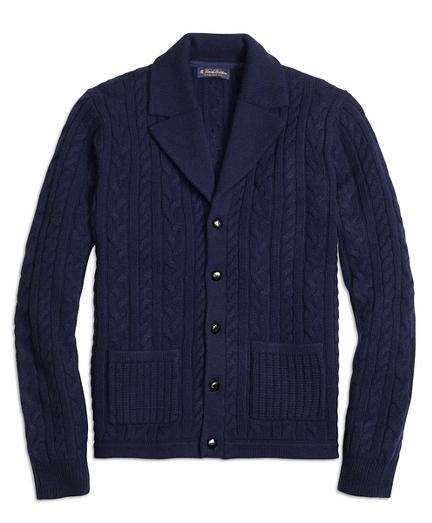 Brooks Brothers Cable Cardigan