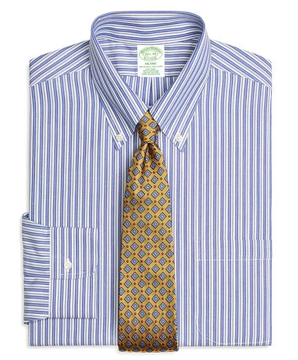 Brooks Brothers Non-iron Milano Fit Bold Split Stripe Dress Shirt