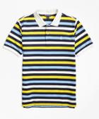 Brooks Brothers Short-sleeve Bold Stripe Pique Polo