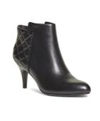 Brooks Brothers Women's Quilted Calfskin Heeled Booties