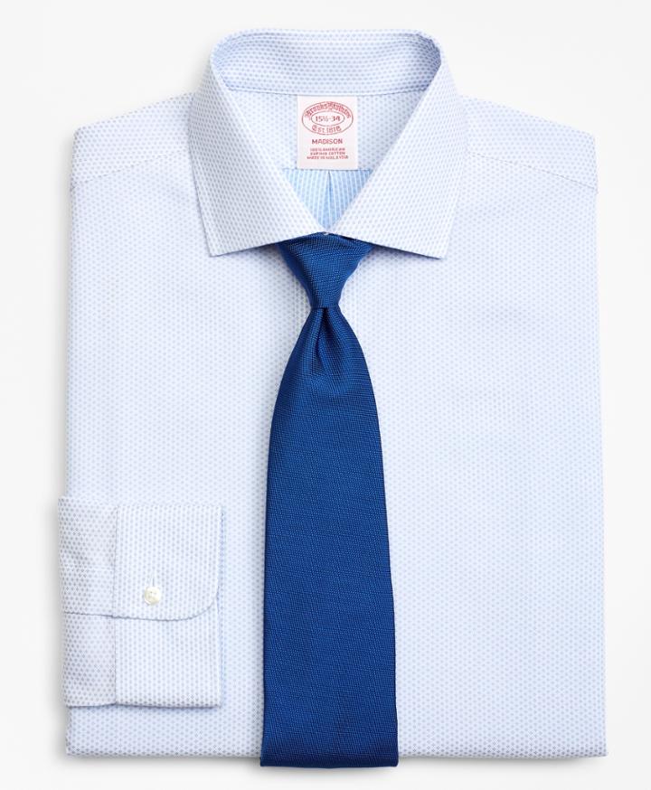 Brooks Brothers Men's Regular Fit Classic-fit Dress Shirt, Dobby Diamond