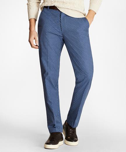 Brooks Brothers Clark Fit Melange Printed Chinos