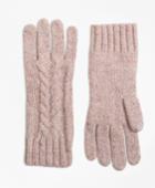Brooks Brothers Women's Cable-knit Alpaca-wool-blend Gloves