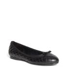 Brooks Brothers Women's Quilted Leather Flats