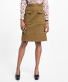 Brooks Brothers Women's Twill A-line Skirt