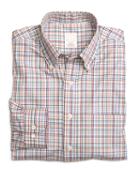 Brooks Brothers Golden Fleece Regular Fit Mini Windowpane Sport Shirt