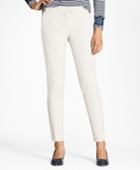 Brooks Brothers Women's Slim-fit Stretch Cotton-blend Pants
