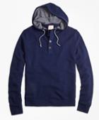 Brooks Brothers Henley Hooded Sweater