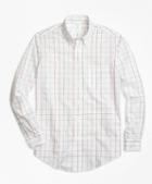 Brooks Brothers Non-iron Milano Fit Windowpane Sport Shirt