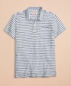 Brooks Brothers Striped Cotton Polo Shirt