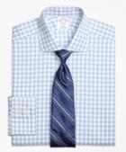 Brooks Brothers Regent Fitted Dress Shirt, Non-iron Hairline Framed Check