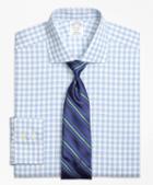 Brooks Brothers Regent Fitted Dress Shirt, Non-iron Hairline Framed Check