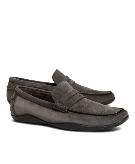 Brooks Brothers Harrys Of London Suede Basel Loafers