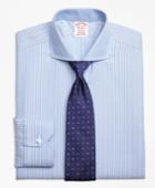 Brooks Brothers Men's Regular Fit Classic-fit Dress Shirt, Non-iron Royal Oxford Twin Stripe