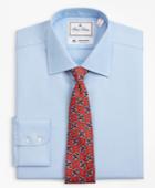 Brooks Brothers Men's Luxury Collection Regular Fit Classic-fit Dress Shirt, Franklin Spread Collar Dobby