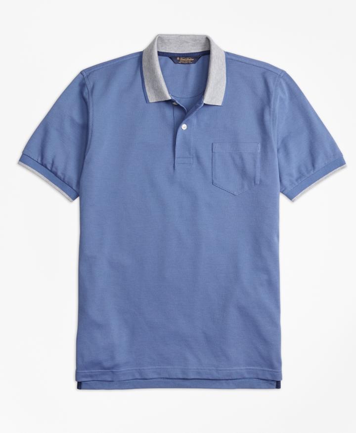 Brooks Brothers Men's Original Fit Supima Cotton Pique Pocket Polo Shirt