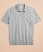 Brooks Brothers Men's Striped Cotton Sweater Polo