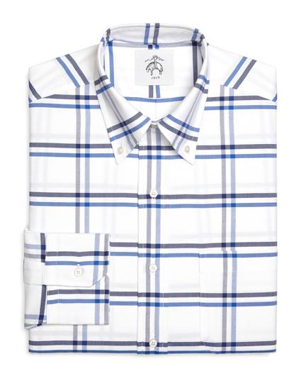 Brooks Brothers Windowpane Oxford Button-down Shirt