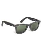 Brooks Brothers Men's Ray-ban Wayfarer Black Denim Sunglasses