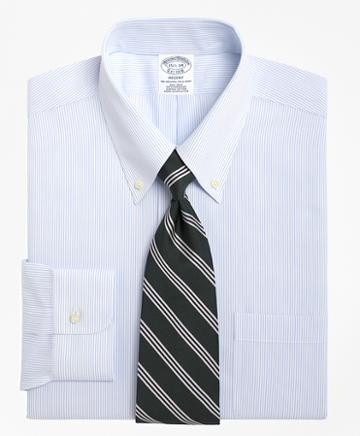Brooks Brothers Non-iron Regent Fit Mini Pinstripe Dress Shirt