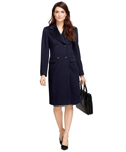Brooks Brothers Double-breasted Wool Coat